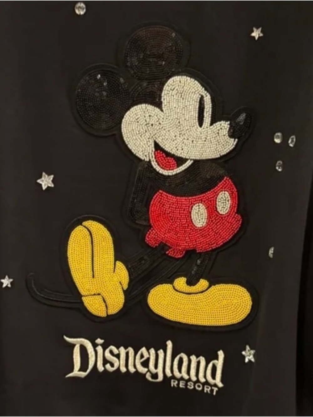 Disneyland Resort Embellished Mickey Mouse Graphic Tee - Black / Red / Yellow